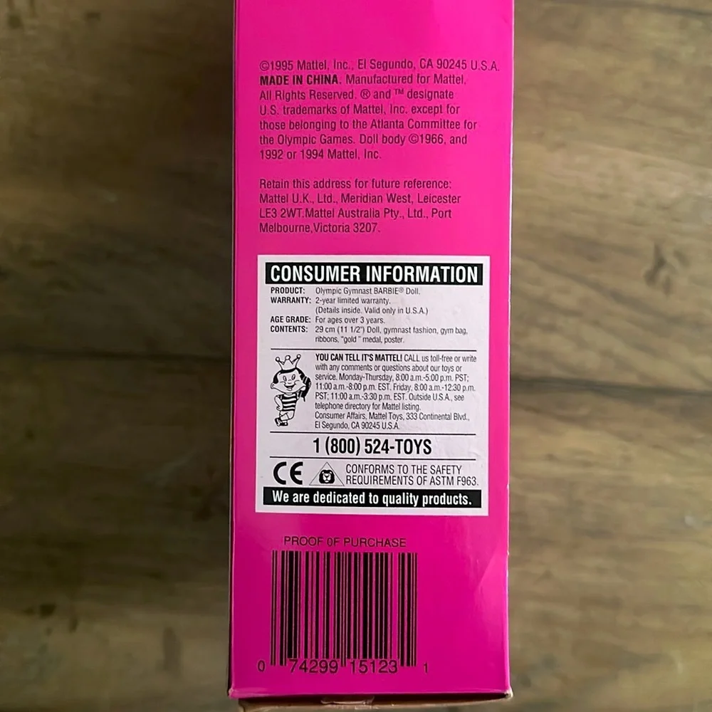 Vintage NIB 1996 Olympic Gymnast Barbie